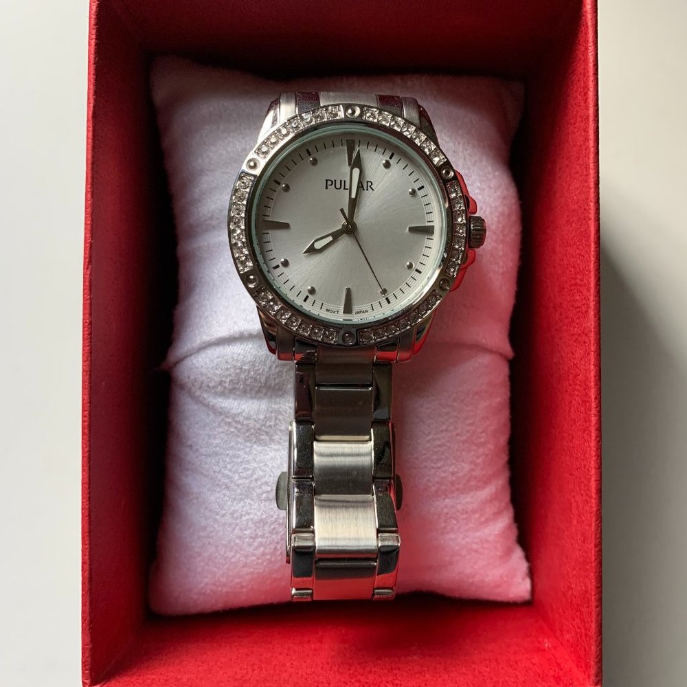 Pulsar PH8091 Women's Quartz Stainless Steel Watch - Needs New Battery